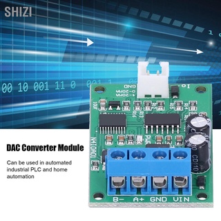 ShiZi Dac โมดูลแปลง Dc 12V Rs485 To 4`20Ma 0`20Ma แรงดันไฟฟ้าสําหรับ Plc