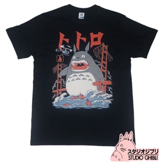 T-shirt  เสื้อยืด ขนาดใหญ่ พิมพ์ลายการ์ตูน My Neighbor Totoro สําหรับผู้ชาย และผู้หญิงS-5XL