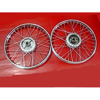 SUZUKI A100 AS100 WHEEL SET  // ขอบล้อ วงล้อ วงล้อเหล็ก พร้อม ซี่ล้อ (ราคา ต่อ 1 วง)  สินค้าคุณภาพดี