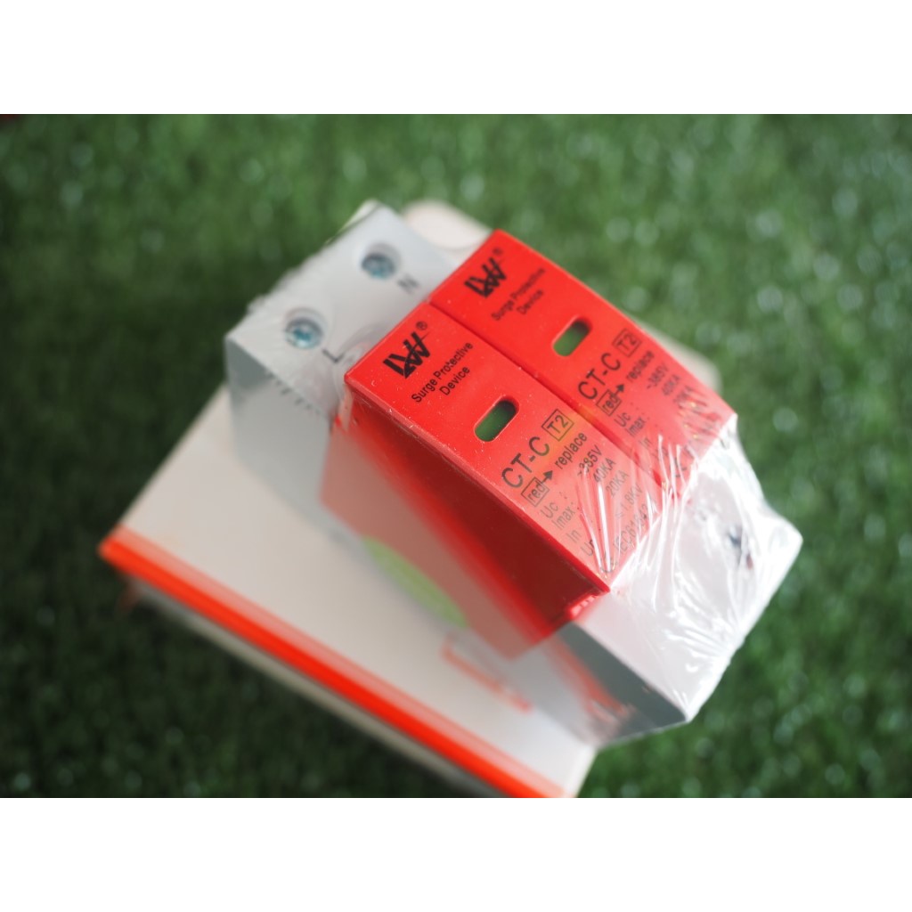 LW SPD AC ป้องกันฟ้าผ่า AC 2P 220v surge protective device