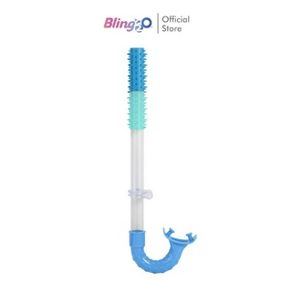 BLING2O ท่อดำน้ำเด็กยอดฮิตจากอเมริกา River Monster Spike Snorkel ถ่ายรูปสวย mouth piece เล็กสำหรับเด็ก คาบสบาย