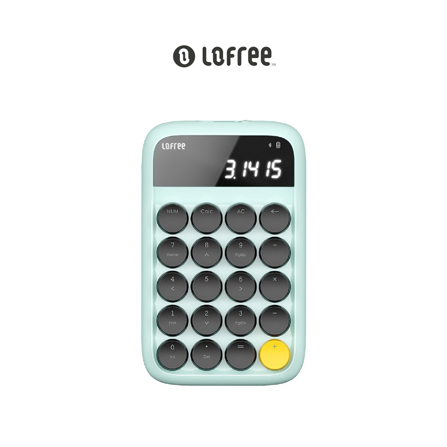 Xiaomi Lofree 2in1 Calculator&Number Pad BLUE ใช้งานกับMac,IOS,Windows,Android #คีย์บอร์ดตัวเลข #เคร