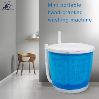 FF Manual Hand Crank Mini Washing Machine Portable Non-Electric Compact Laundry Dryer