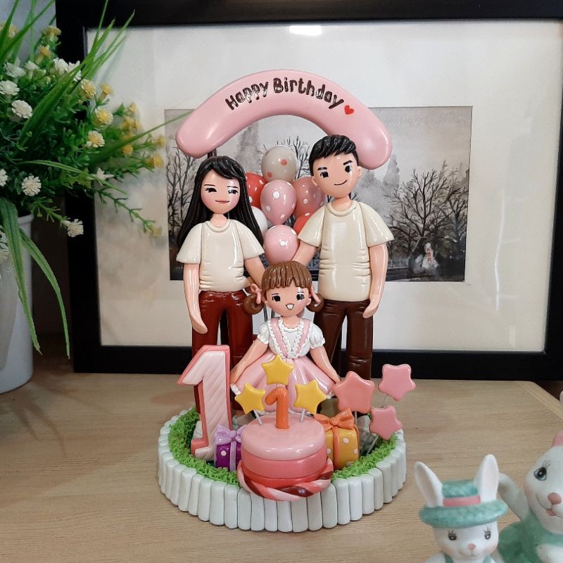 โมเดล​ดิน​ปั้น​ first birthday 🎂 🎉