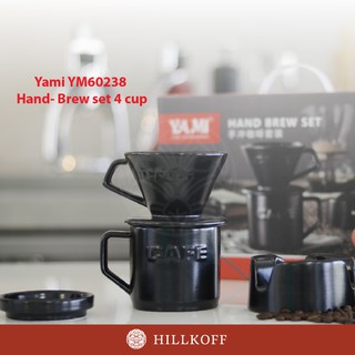 Hillkoff : Yami YM60238 Hand- Brew set 4 cup