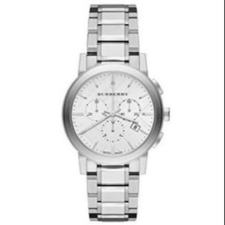 Burberry City Chronograph Silver BU9750 Dial Stainless Steel Ladies Watch BU-064