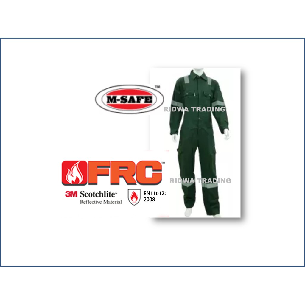 ชุดคลุม M-SAFE FRC EN 11612 / FRC Coverall