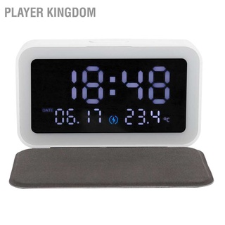Kingdom 6 In1 นาฬิกาดิจิตอลไฟ Led เครื่องวัดอุณหภูมิไร้สาย