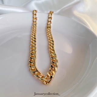 gold chain necklace - สร้อยโซ่สีทอง มี 3 แบบ พร้อมส่ง