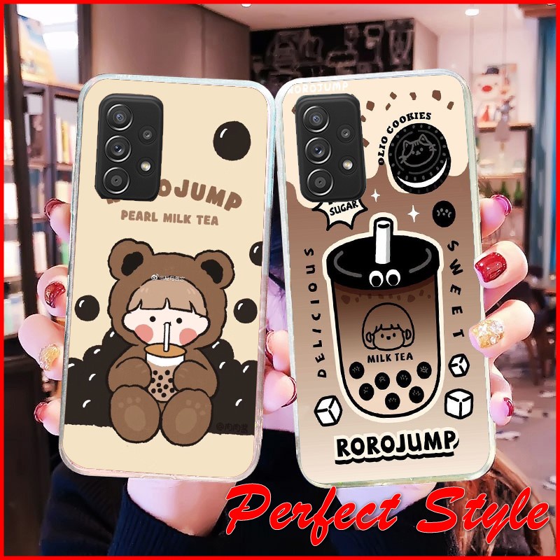 K P4 UV เคสซิลิโคนพิมพ์ลาย Samsung A34 A54 A04E A04 A04s A14 A03 core A13 A23 A33 A53 A73 M33 M53 M5