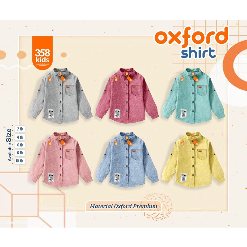 KEMEJA Koko komko เสื้อสําหรับเด็ก 358kids ไซส์ 2-10y