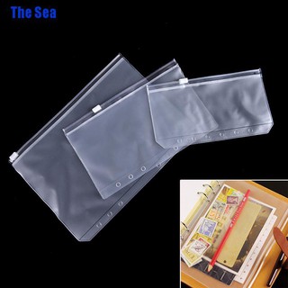 The Sea A 5 / A6 / A7 เคสซิปล็อค แบบใส สําหรับเครื่องเขียน
