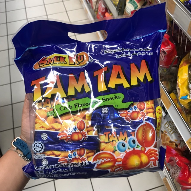 TAMTAM (ขนมอบกรอบรสปู)