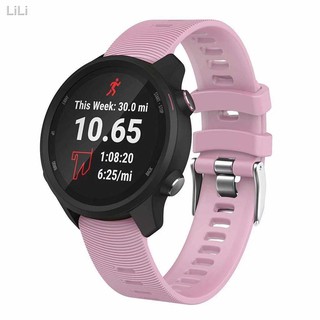 ❈☌Garmin Forerunner 245 / 645M vivoactive3 สายเปลี่ยนซิลิโคนแบบเม็ดแนวนอน