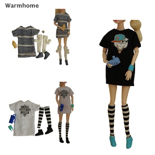 Wmm ชุดเสื้อผ้าลําลอง แฟชั่น สําหรับตุ๊กตา 1/6 30 ซม. 5 ชิ้น ต่อชุด