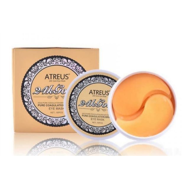ATREUS 24K GOLD EYE MASK 60 ชิ้น/กระปุก