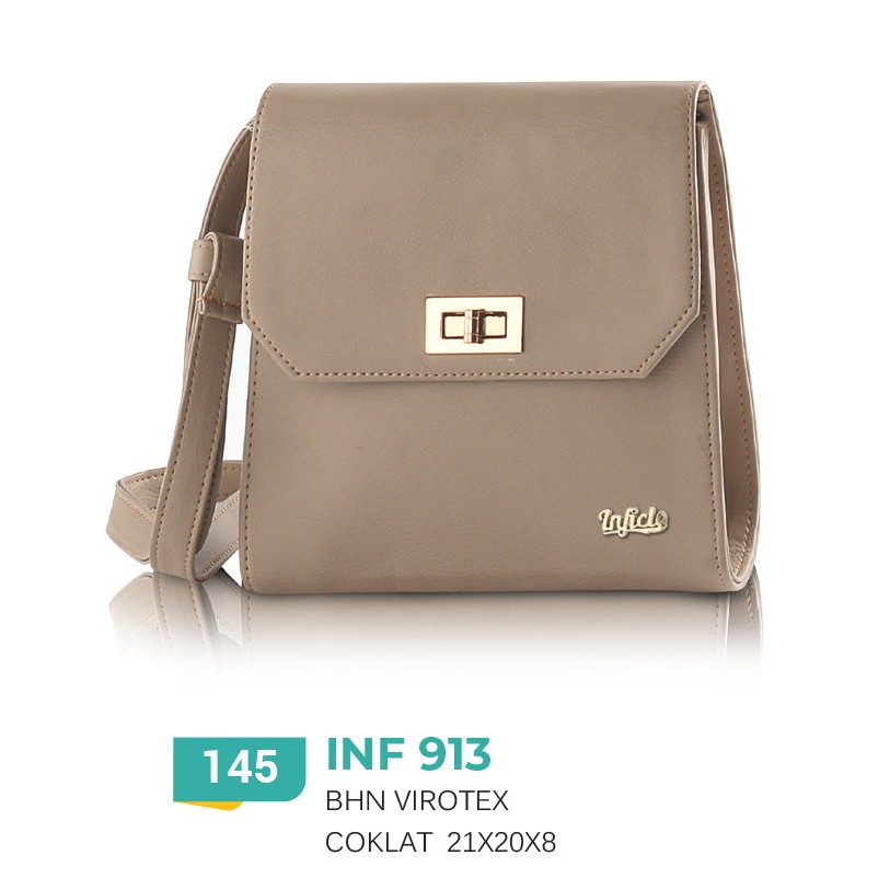 กระเป๋าสะพาย Inficlo SSO 913 สีน้ําตาล