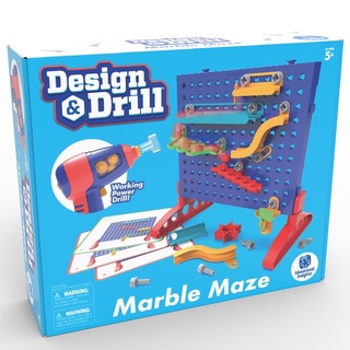 Educational Insights, Design &amp; Drill Marble Maze ชุดออกแบบและเจาะสร้างเขาวงกต ของเล่นเด็ก 5 ปีขึ้นไป