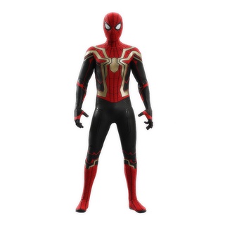 ชุดเครื่องแต่งกาย Marvel Spider-Man hero no return สีดํา สีทอง สําหรับเด็ก และผู้ใหญ่
