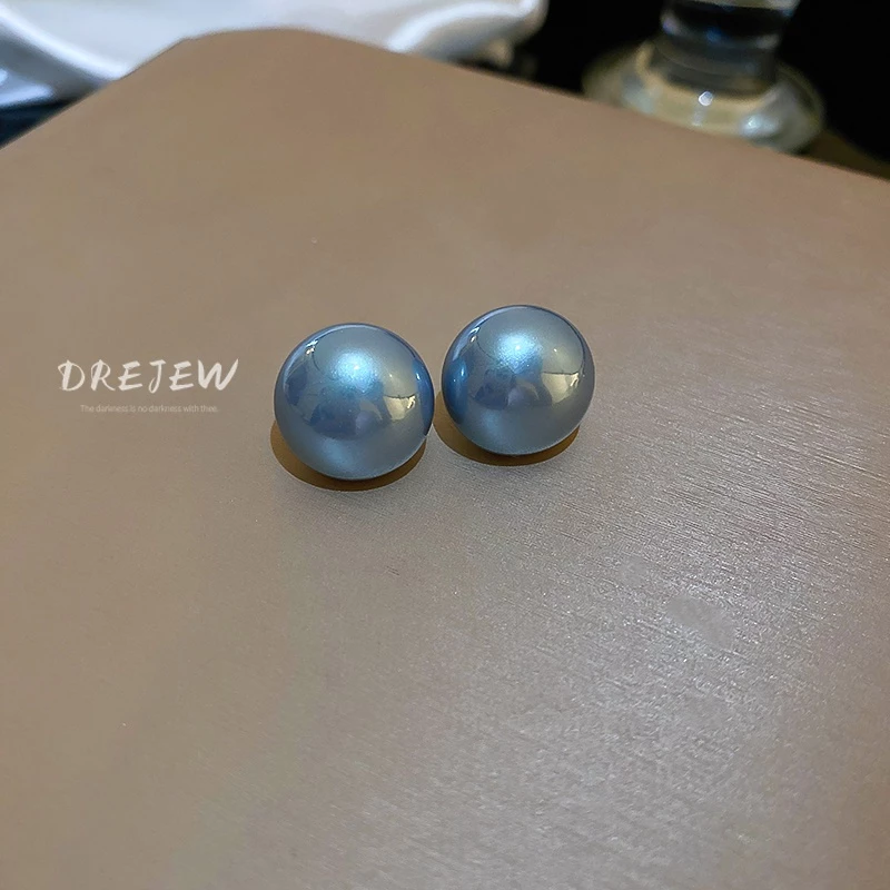 DREJEW ต่างหูรูปขนมปัง เข็มเงิน ประดับมุก สไตล์ฝรั่งเศส thumbnail 6