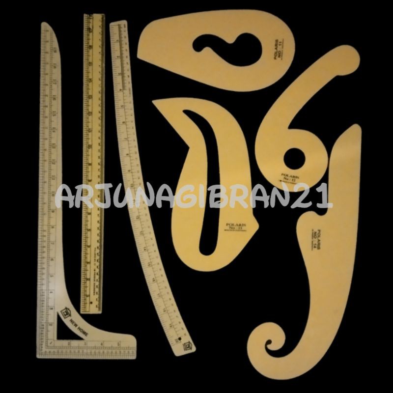 SEWING RULER SEWING PATTERN 7 ชิ้น