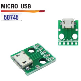 Micro USB Female  adapter PCB 5 pin