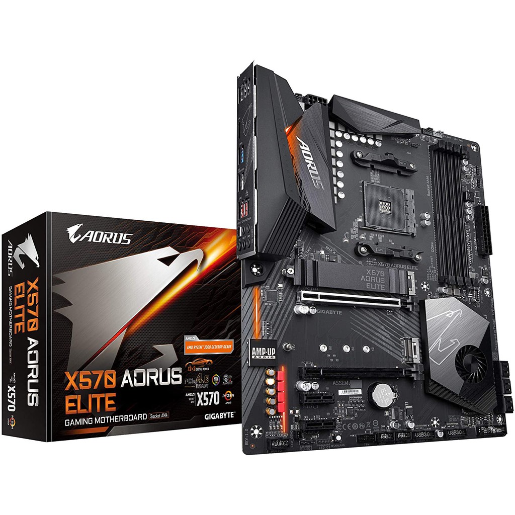 Gigabyte X570 AORUS Elite (AMD Ryzen 3000/X570/ATX/PCIe4.0/DDR4 #AM4 Mainboard