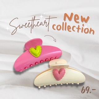 sweet heart hair clip กิ๊บหนีบผม กิ๊บ กิ๊บติดผม