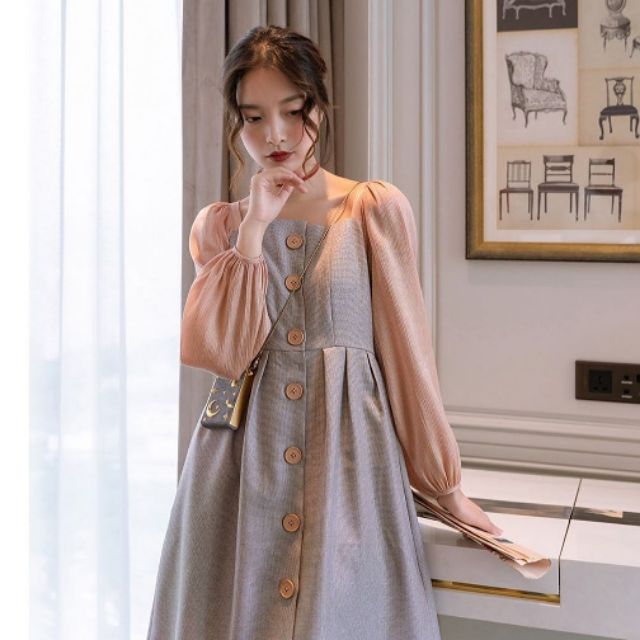 on.december25 ชุด Power bear dress size S