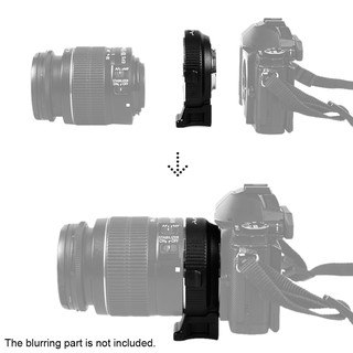 andoer ef - mft อะแดปเตอร์เมาท์เลนส์รูรับแสงอิเล็กทรอนิกส์สําหรับ canon ef &amp; ef - s to use สําหรับ olympus pen e - p1/5