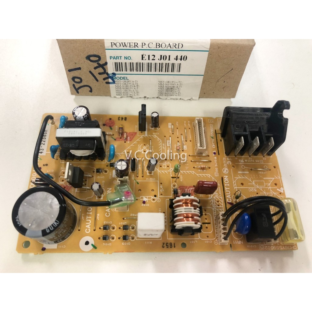 Mitsubishi Electric แผงคอนโทรลคอยเย็น รุ่น MSY-GK09VA-T1 / MSY-GK13VA-T1 / MSY-GK15VA-T1 Part E22 J0