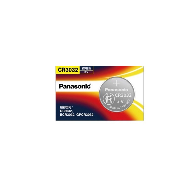 ถ่าน Panasonic LITHIUM  CR3032 3V 1 ก้อน ของแท้ แพคเกทสีแดง