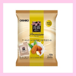 เจลลี่รสนมอัลมอนด์ จากญี่ปุ่นOrihiro Prandu Premium Purun and Konjac Jelly Almond Milk 20g