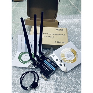 Dual Band 1300Mbps WiFi PCIe Wireless Wifi Wifi Wifi 2.4G/5Ghz 802.11ac/AX บลูทูธ 5G Wi-Fi สำหรับ PC