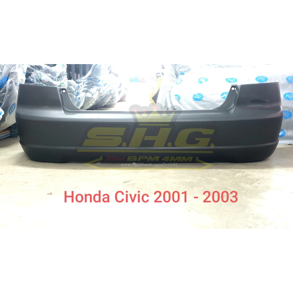 กันชนหลัง Civic 2001-2003 (ES) Honda เทียบแท้