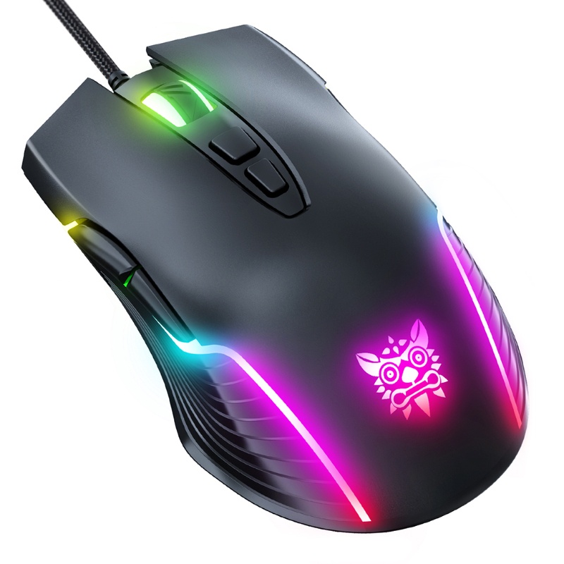 Mojito 6400DPI Usb Led Backlit เมาส์แบบมีสายสําหรับคอมพิวเตอร์สํานักงาน #8