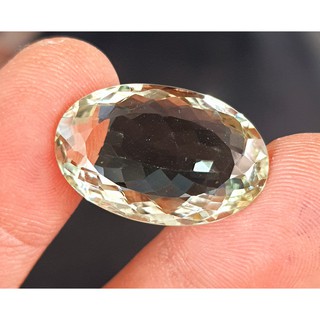 พลอย กรีน อเมทิส 16.12 ct. ขนาด 14.8x23.0x7.6 mm. พลอยดิบธรรมชาติ ความสะอาดVVS  AFRICA