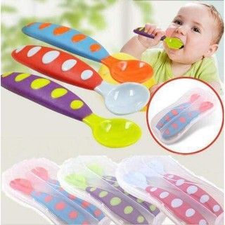 Abloom ช้อนสำหรับเด็ก ฝึกทานอาหารด้วยตัวเอง Spoon Set for Children, Kids Spoons