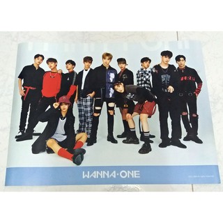 โปสเตอร์ แท้ อัลบั้ม Wanna One 1x1=1 TO BE ONE เวอร์ชั่น Sky