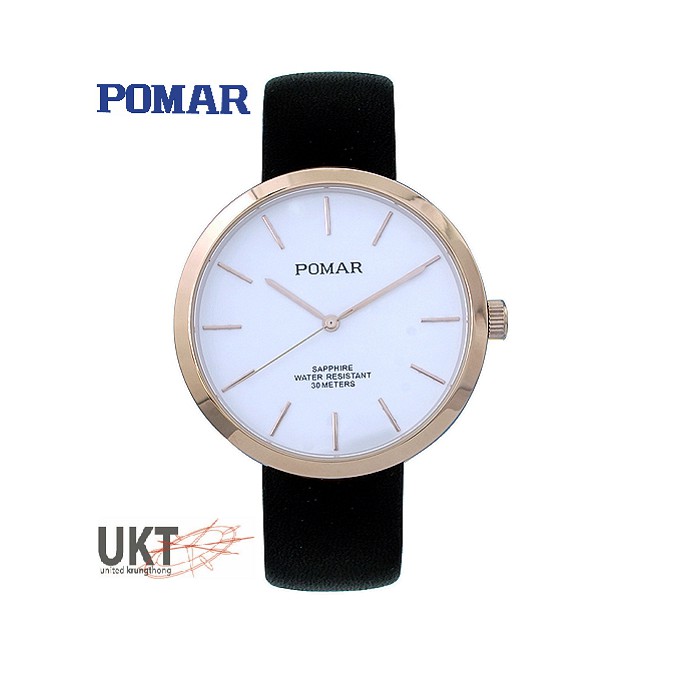 POMAR นาฬิการุ่น PM73553RG021320 หน้าขาว สำหรับผู้ชาย