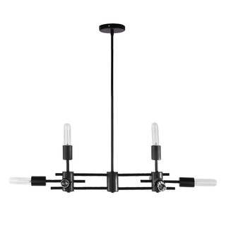 โคมไฟช่อ ไฟช่อ CARINI BR16101-D8 สีดำ 8 หัว โคมไฟภายใน โคมไฟ หลอดไฟ CHANDELIER CARINI BR16101-D8 BLACK 8-LIGHT