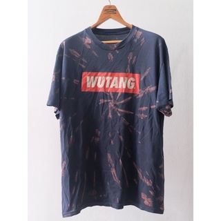 เสื้อวง Wu Tang Clan อก 21 นิ้ว ยาว 29 นิ้ว สีดำ มือสอง ของแท้