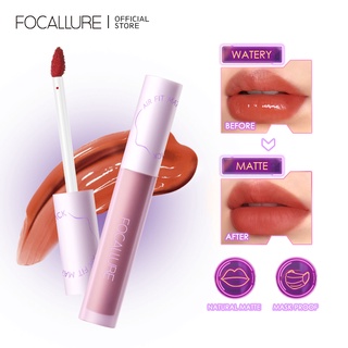 Focallure SwitchMode Airy ลิปสติก ลิปทินท์ เนื้อแมตต์ ติดทนนาน ป้องกันการถ่ายโอน ลิปทินท์