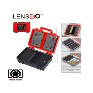 LENSGO Camera Battery Case D810 เคส กล่องใส่สำหรับ AA แบตเตอรี่ DSLR กล่องใส่เมมโมรี่การ์ด