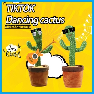 TIKTOK !! ของเล่นกระบองเพชรเต้น สามารถร้องเพลงเต้นรำแกว่งของเล่นเด็ก