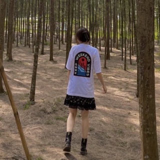 เสื้อยืด campland ลายweekend vibes