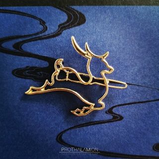 Cute Gold Rudolph Reindeer Hair Clips : กิ๊บ ติดผม สีทอง กวาง เรนเดียร์ ​คริสมาส​ น่ารัก