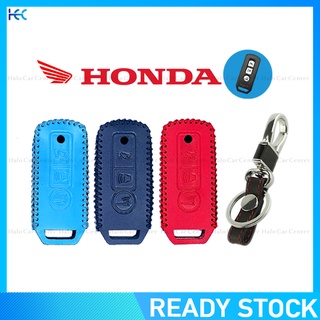 【Ready Stock】100% Genuine Leather Key Cover For Honda Pcx Sh 125 150 Motorcycle Scooter Remote-3 Buttons