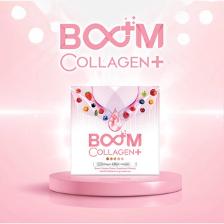 Boom Collagen Plus บูม คอลลาเจน พลัส (ขนาด 1 กล่องมี14 ซอง)  ของแท้ 100% จากบริษัท