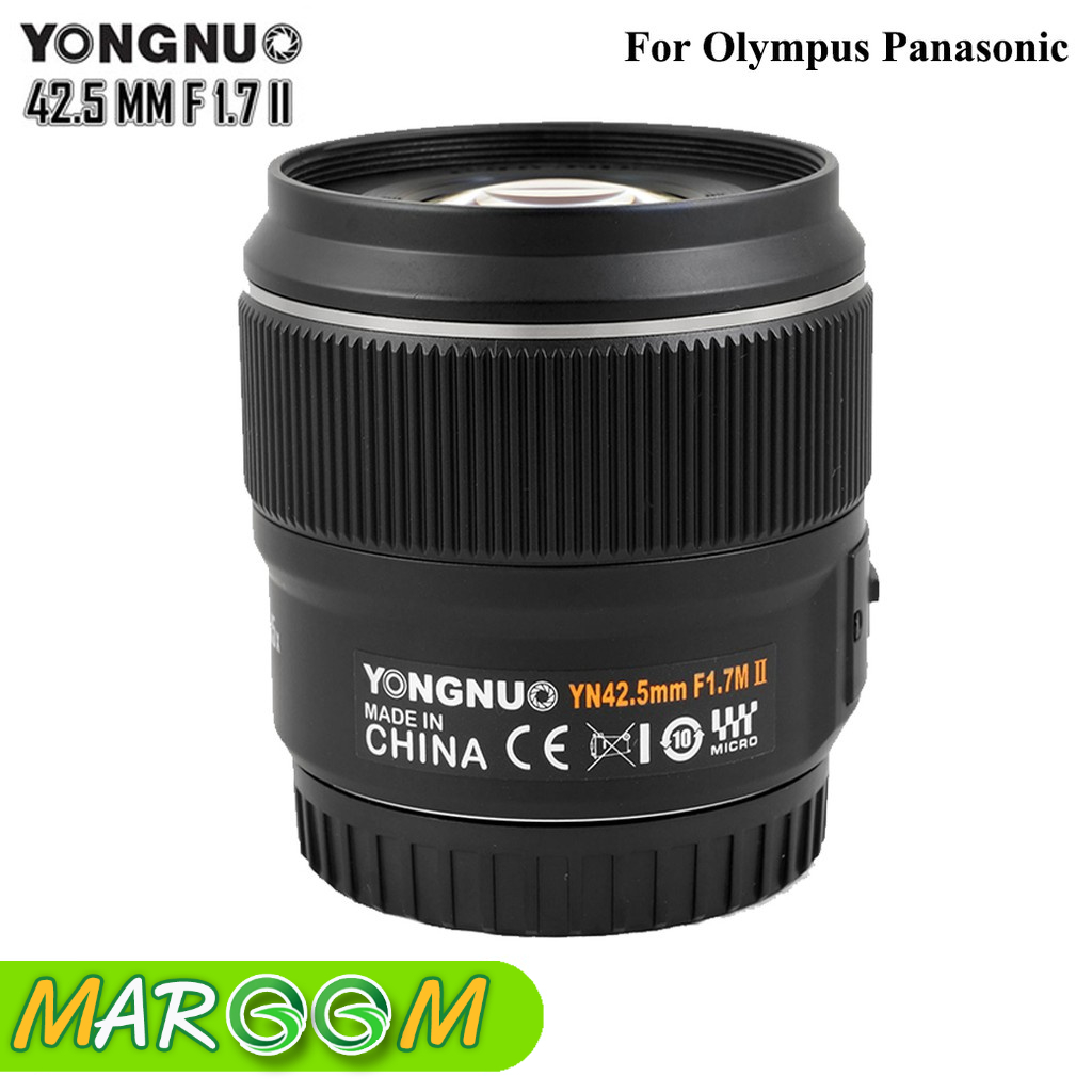 YONGNUO YN 42.5mm F1.7M II (42.5 F1.7 STM AF/MF FTM) เลนส์ออโต้โฟกัส สำหรับกล้อง Olympus Panasonic